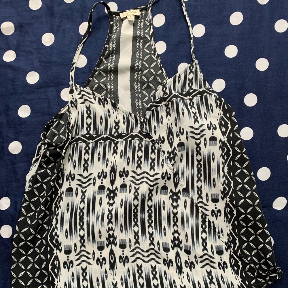 NWOT Lily White Printed Tank